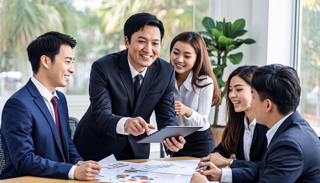 Tim Tirta Pertiwi Energi di kantor modern